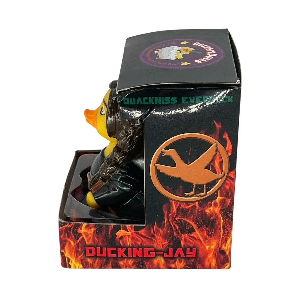 CelebriDucks Hunger Gamebird Yellow Rubber Duck EVE Hunger Games Art Toy Ltd Ed
